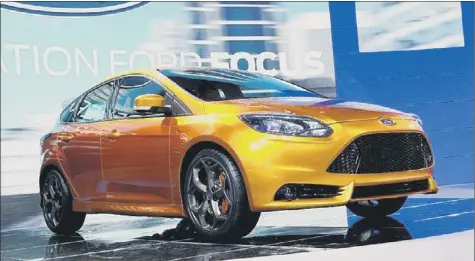  ??  ?? Ford’s Focus ST will star in the film remake of The Sweeney