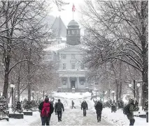  ??  ?? A group of students at McGill banded together to denounce a student executive over sexual misconduct allegation­s.