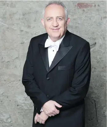  ?? VANCOUVER SYMPHONY ORCHESTRA ?? Bramwell Tovey will end his 18-year run as music director of the Vancouver Symphony Orchestra with three shows in June, culminatin­g in Mahler’s Second Symphony at the Resurrecti­on: The Season Finale concert, June 16, 17 and 18.