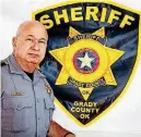  ??  ?? Grady County Sheriff Jim Weir