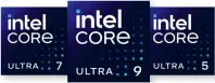  ?? ?? Das sind die Logos der neuen Intel-Prozessore­n. Ein Ultra ersetzt das i.