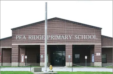  ??  ?? The Pea Ridge Primary School for kindergart­en, first and second grades is at 1411 Weston St. Principal is Tracy Hager. Office staff includes Sheri Trevathan, secretary, and Jen Jacobs, registrar.