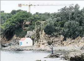  ?? PERE DURAN / NORD MEDIA ?? La moratoria no afecta a las obras de la Pineda d’en Gori, en Palamós