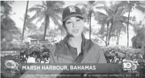  ?? WPLG/COURTESY ?? WPLG Channel 10 reporter Jenise Fernandez was broadcasti­ng live as Hurricane Dorian struck the Bahamas.