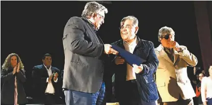  ?? ANA PONCE ?? La Comisión de Elección de la UAdeC declaró el triunfo de Salvador Hernández Vélez.