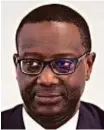  ?? Bloomberg ?? Tidjane Thiam