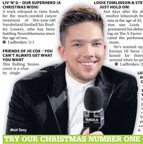  ??  ?? Matt Terry