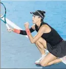  ??  ?? Muguruza, de Hong Kong a Luxemburgo