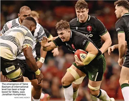  ?? HUW EVANS AGENCY ?? The emergence of Taine Basham at internatio­nal level has been a huge boost for Wales, says Jonathan Humphreys