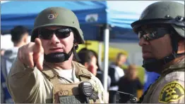  ?? Ryan Painter/The Sgnal ?? Santa Clarita Valley Sheriff’s Station deputies host an active shooter training drill at Henry Mayo Newhall Hospital in November.