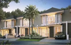  ??  ?? PRESTISIUS: Hunian di cluster premium baru CitraGarde­n, The Orchard, bisa dimiliki dengan DP 5 persen yang bisa diangsur Rp 5 jutaan per bulan. Tampak Lancaster (LB/LT 112/120 m2), salah satu tipe yang tersedia di Cluster The Orchard.