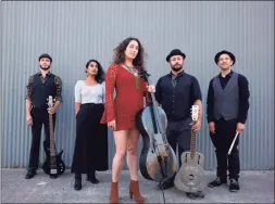  ?? Contribute­d photo ?? Rebecca Roudman and her San Francisco-based blues and bluegrass band, Dirty Cello.