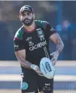  ??  ?? Greg Inglis at training.