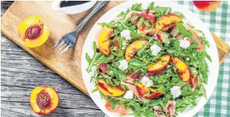  ?? CONTRIBUTE­D ?? According to Saltwire’s Mark Dewolf, peaches are extremely versatile as they can be made into desserts, sauces and side dishes for a main course or even used to add bright, fresh flavours to a summer salad.