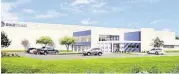  ?? American Commercial Contractor­s ?? Shale-Inland Holdings plans to construct a warehouse and office complex on a 40-acre site in Pearland.