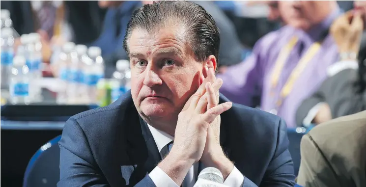  ?? — GETTY IMAGES FILES ?? Canucks GM Jim Benning says he will pass on drafting highly-skilled players if they have a me-first attitude in favour of more team-oriented prospects.