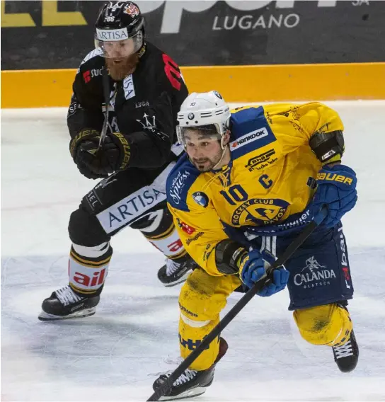  ?? TI-PRESS/GIANINAZZI ?? Tre assist e il premio di migliore dei bianconeri per lo svedese nell’ultima partita contro il Davos