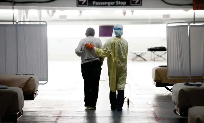  ?? Photograph: PatrickT Fallon/AFP/Getty Images ?? ‘Medicaid provided invaluable coverage to individual­s during the pandemic.’