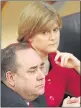  ??  ?? Sturgeon and Salmond in 2008