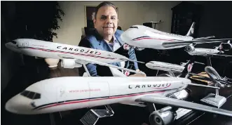  ?? PETER J. THOMPSON ?? Cargojet founder and CEO Ajay Virmani took a chance in 2002, putting money into the cargo operation of bankrupt Canada 3000 and rebranding it Cargojet.