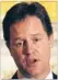  ??  ?? Nick Clegg