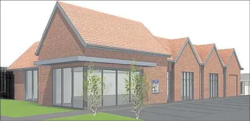  ??  ?? A CGI of the proposed new Co-op in Chartham