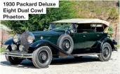  ?? ?? 1930 Packard Deluxe Eight Dual Cowl Phaeton.