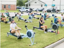  ?? COURTESY PHOTO ?? Athletes work out at Coastal Virginia Community Rowing, a nonprofit based in Virginia Beach.