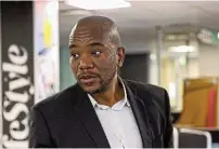  ?? Picture: Thulani Mbele ?? Bosa leader Mmusi Maimane says a successful coalition arrangemen­t needs parties to agree on priority areas that will inform the creation of a new government.