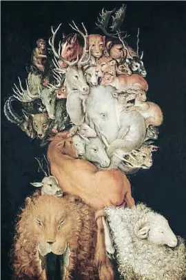  ?? MUSEU THYSSEN ?? La terra ( 1570), d’Arcimboldo, a la mostra del Museu Thyssen