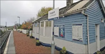  ??  ?? There are fears that the station building could fall into disrepair or be demolished.