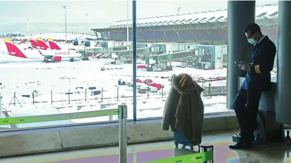  ??  ?? Imagen de una de las pistas del aeropuerto de Barajas