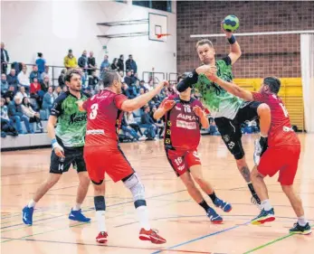  ?? FOTO: PR ?? Die Lindauer Handballer spielen am Samstag vor Rekordkuli­sse.