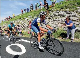  ?? PHOTO: GETTY IMAGES ?? Jack Bauer, pictured in action during stage nine of the Tour de France, will line up in his fifth world championsh­ips road race.