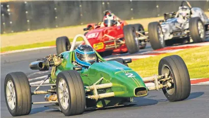  ?? Picture: RacePics ?? TIGHT. The Hankook Formula Vee title chase was close. Jaco Schriks (Rhema) only clinched it in the year’s very last race heat.