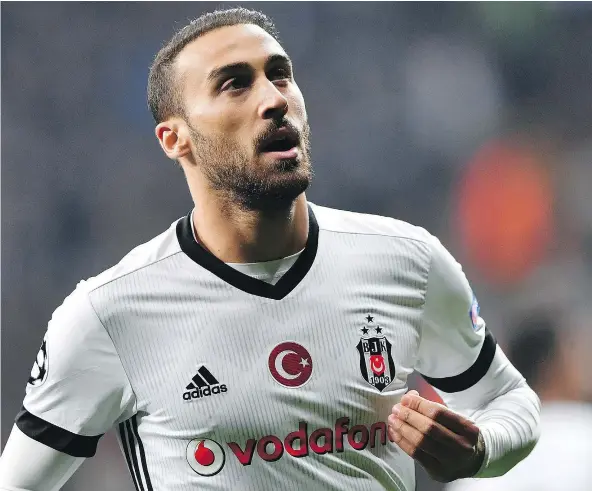  ?? — GETTY IMAGES FILES ?? The struggling Toffees have just announced the signing of Turkish striker Cenk Tosun and they’re hoping to have the Besiktas’ top scorer in the lineup on Friday when Everton goes on the road to face Liverpool in the third round of FA Cup play.