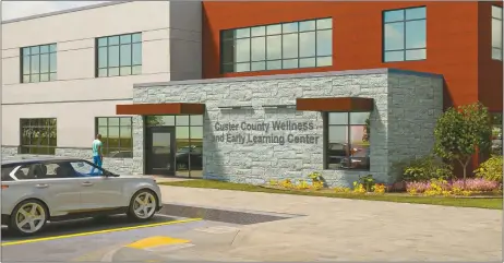  ?? City of Broken Bow ?? An example of what the entrance to the Early Learning Center could look like is shown above. Below, is a sample design of one of the day care rooms in the center.