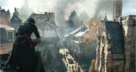  ??  ?? Assassin’s Creed:Unity is further evidence Ubisoft is committed to backing new-generation consoles with new-generation games. This year’s PS3 and 360 Assassin’s Creed title is being built by another Ubisoft team