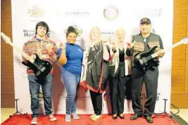  ?? ANN STORCK CENTER ?? Members of the Seminole Tribe of Florida pose for a picture at the 2019 Celebrity Chefs Food Tasting & Auction. The Seminole Tribe of Florida was a presenting sponsor of the 2019 Chefs event and is a longtime supporter of Ann Storck Center.