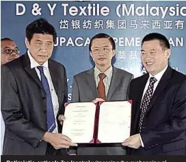 Johor Courts China Investors Pressreader