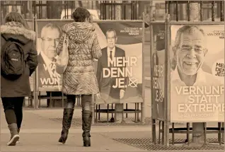  ?? Foto: ap ?? Esperanza. “Se pueden ganar elecciones con un discurso proeuropeo”, dijo el candidato ganador.