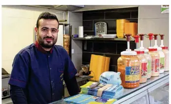  ??  ?? Ali Enmek a ouvert son restaurant dans la commune depuis maintenant six ans.