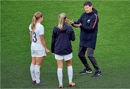  ??  ?? Up to 13 Football Ferns players have complained about coach Andreas Heraf’s conduct.