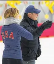  ?? Gina Ferazzi Los Angeles Times ?? RAFAEL ARUTUNIAN, working with U.S. Olympic figure skating first alternate Ashley Wagner, has coached for 40 years in Armenia, Russia and the U.S.