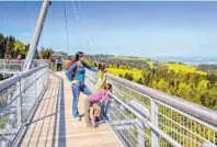  ?? Foto: KJF/Gretler ?? Der skywalk allgäu Naturerleb­nispark ist ein beliebtes Ausflugszi­el.