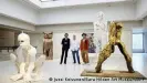  ?? ?? Algunas de las esculturas de la muestra de Brad Pit y Nick Cave en Finlandia