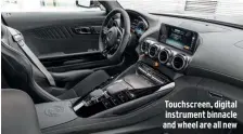  ??  ?? Touchscree­n, digital instrument binnacle and wheel are all new