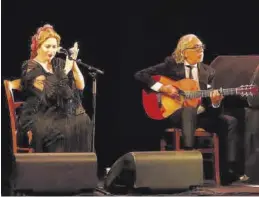  ?? ANDREEA VORNICU ?? Estrella Morente, durante el concierto del lunes en el Teatro Principal.