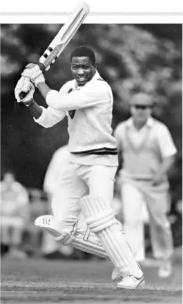  ?? THE HINDU PHOTO
LIBRARY ?? Carrying the torch: When Windies cricket lost its way later in the 1990s and 2000s, there were still enticing players like Brian Lara.