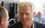  ?? DARRON CUMMINGS / AP ?? Profession­al golfer Greg Norman, who is leading a series of Saudi Arabia-funded tournament­s in England, is facing criticism for calling the killing of Saudi journalist Jamal Khashoggi a “mistake.”.